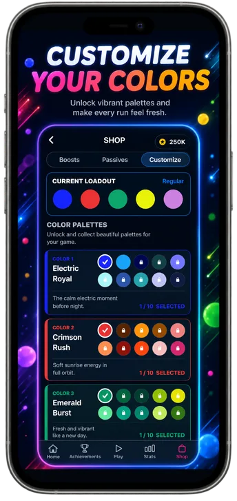 Color Tap color customization